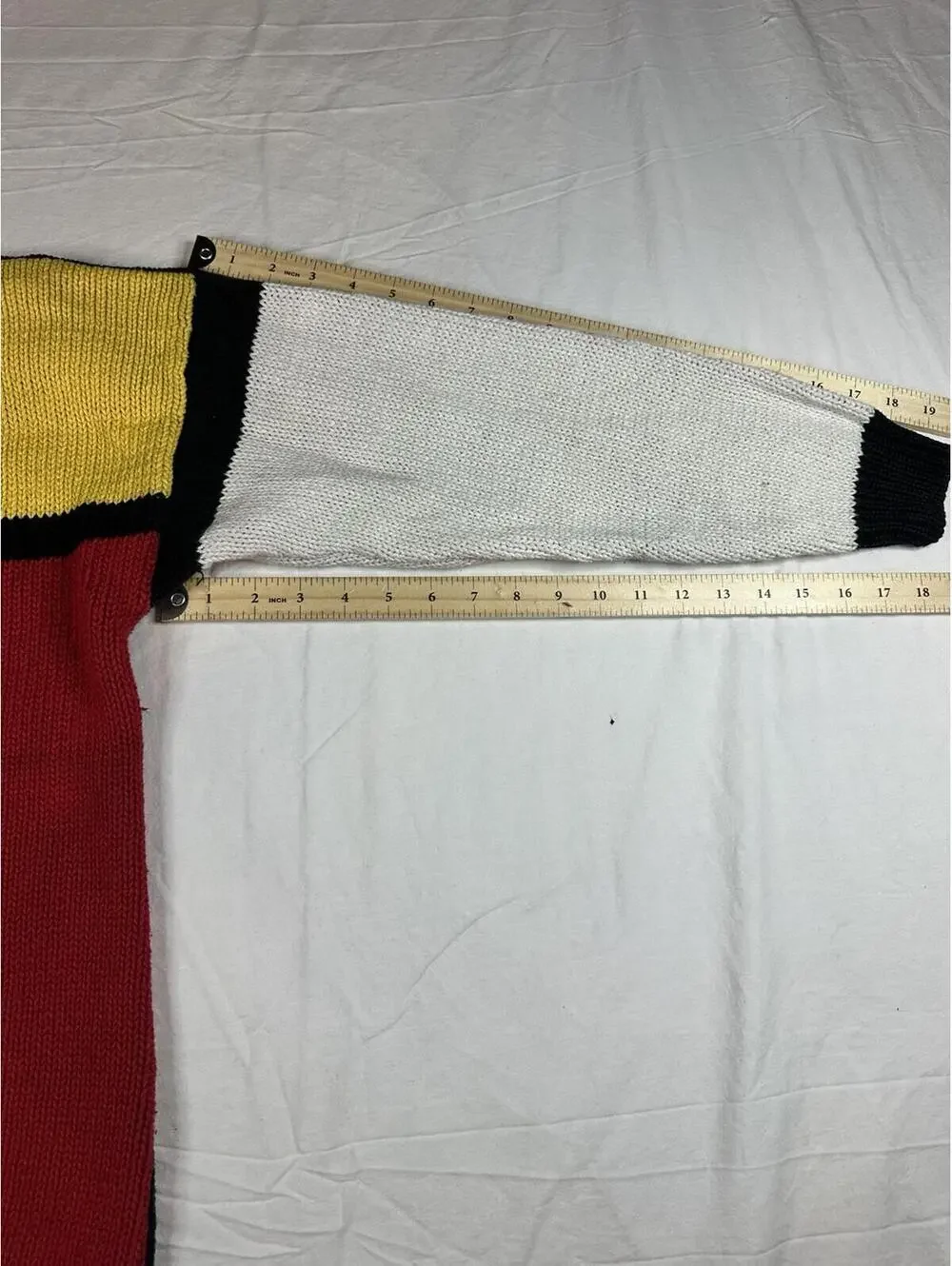 🎨 VNG 80/90’s JAMIE SCOTT Colorblock Knit Pullover Sweater Crew Neck Multicolor